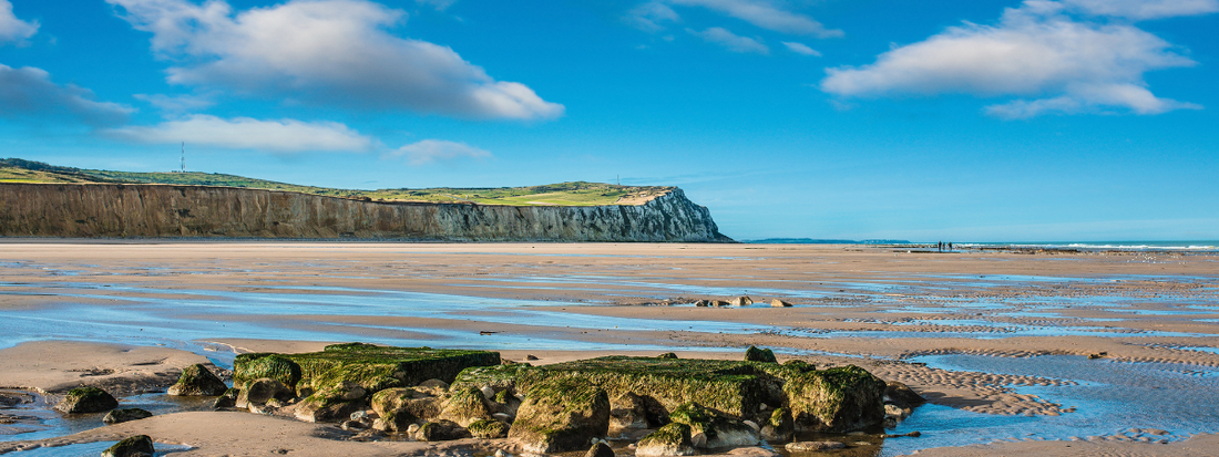 superbe paysage sur la côte d'opale
