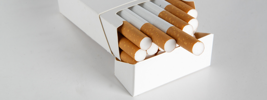 un paquet de cigarette ouvert 